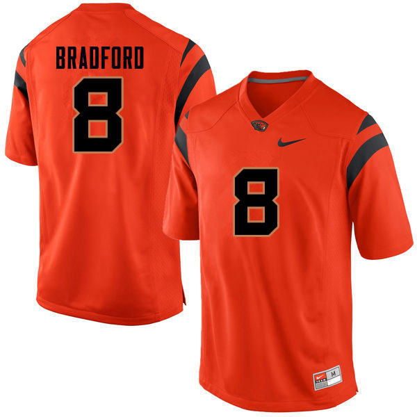 Men #8 Trevon Bradford Oregon State Beavers College Football Jerseys Sale-Orange